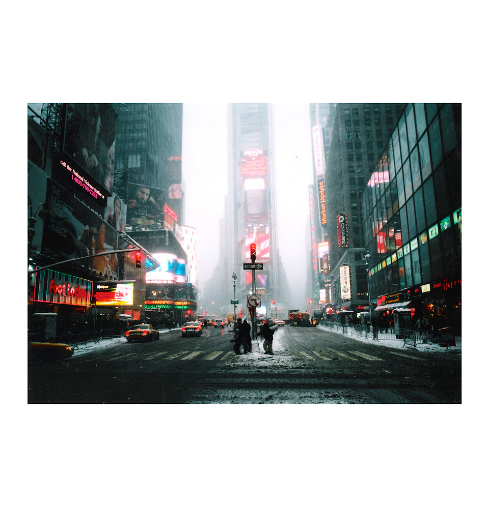 Snowy Times Square