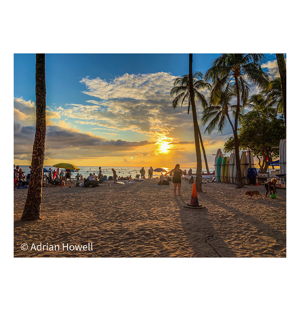 Sunset at Waikiki